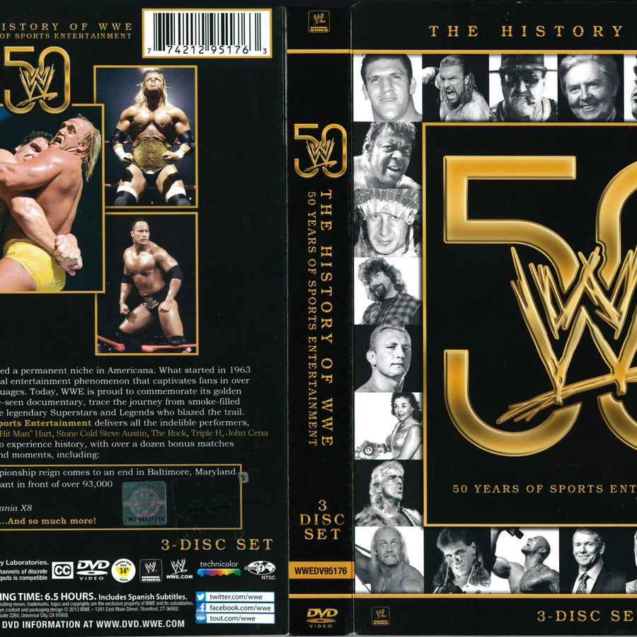 the history of wwe 50 years of sports entertainment DVDs & Videos Pwcatalog