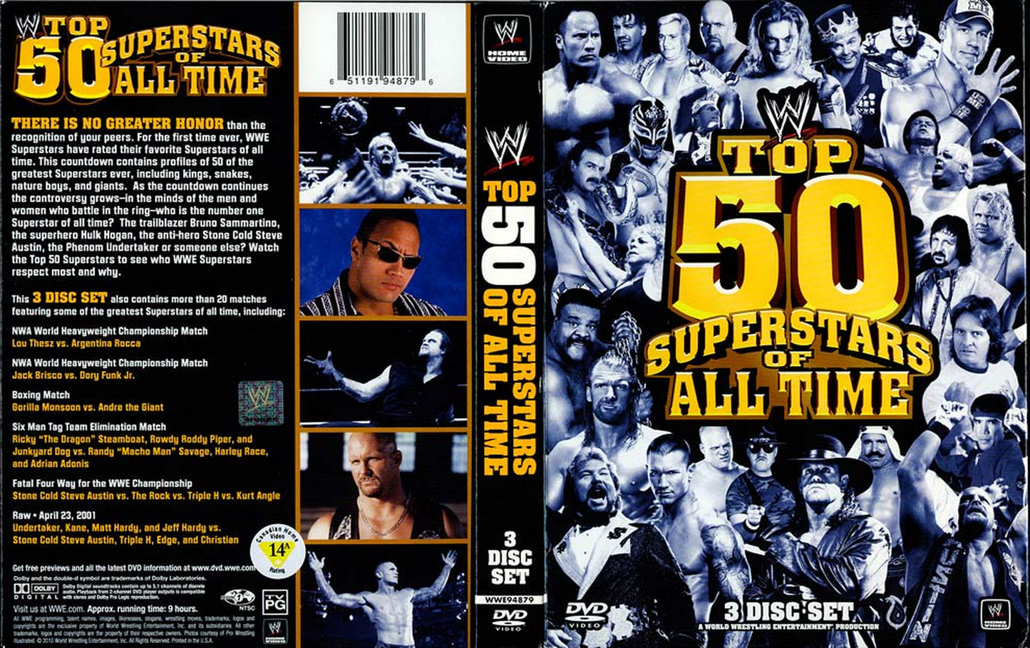 the top 50 superstars of all time DVDs & Videos Pwcatalog