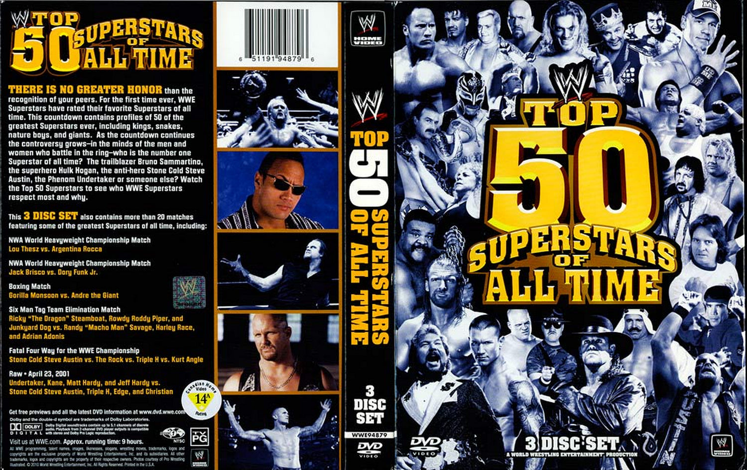 the top 50 superstars of all time DVDs & Videos Pwcatalog