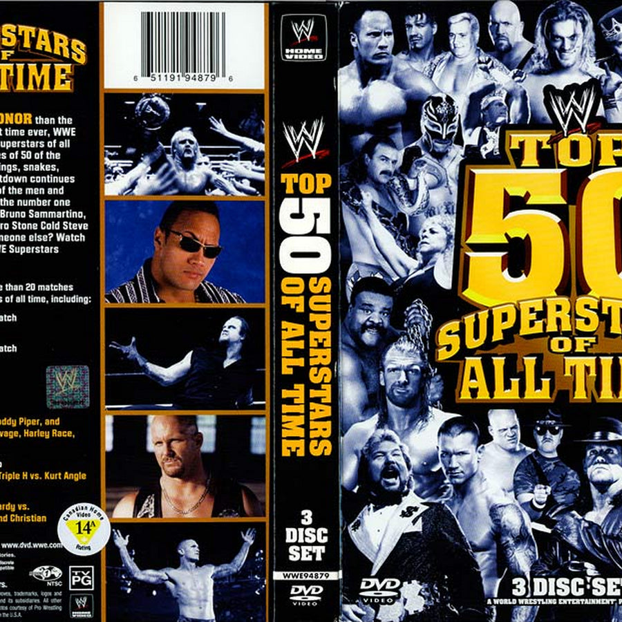 the top 50 superstars of all time DVDs & Videos Pwcatalog