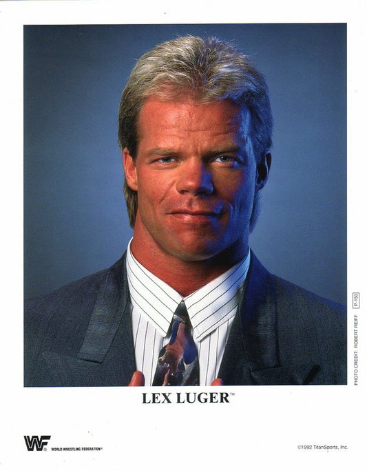 1992 Lex Luger P150a (WWF debut) color 