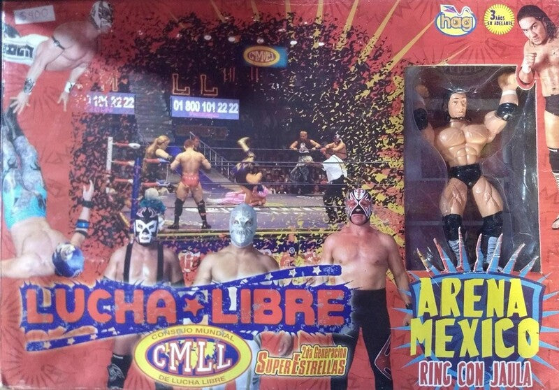 CMLL Hag Distribuidoras Super Estrellas Wrestling Rings & Playsets: Arena Mexico [With Hijo del Perro Aguayo]