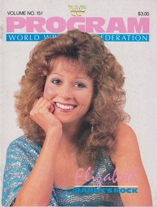 WWF Wrestling Program Volume 151 Magazine PWcatalog