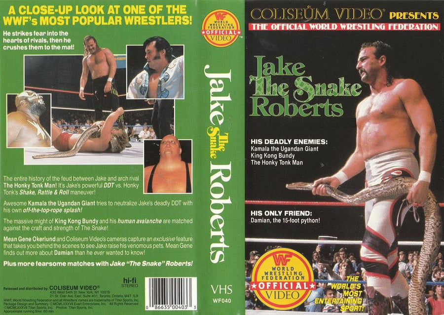 jake the snake roberts PW Catalog