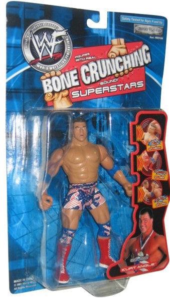 2001 WWF Jakks Pacific Bone Crunching Superstars Kurt Angle