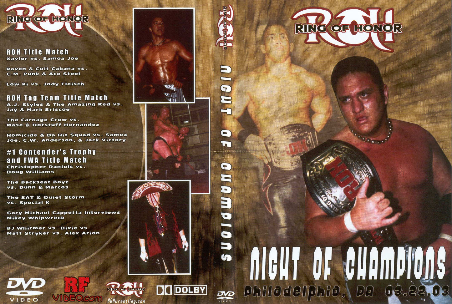 night of champions DVDs & Videos Pwcatalog