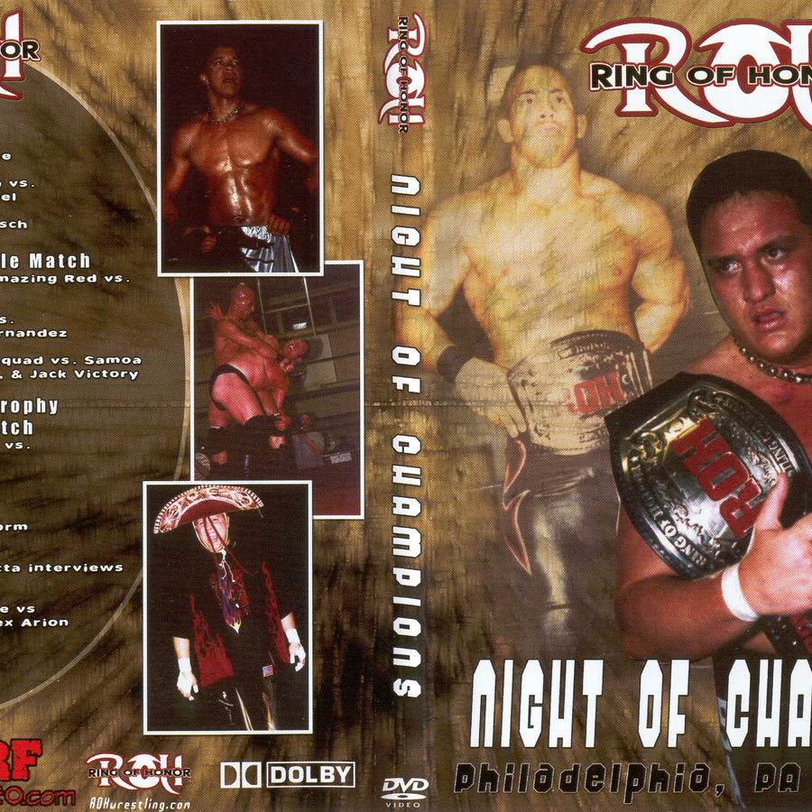 night of champions DVDs & Videos Pwcatalog