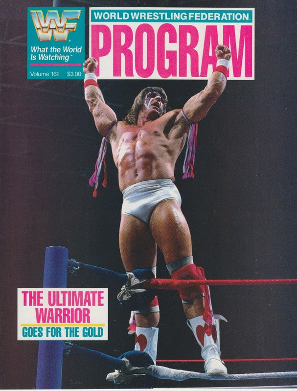 WWF Wrestling Program Volume 161 Magazine PWcatalog