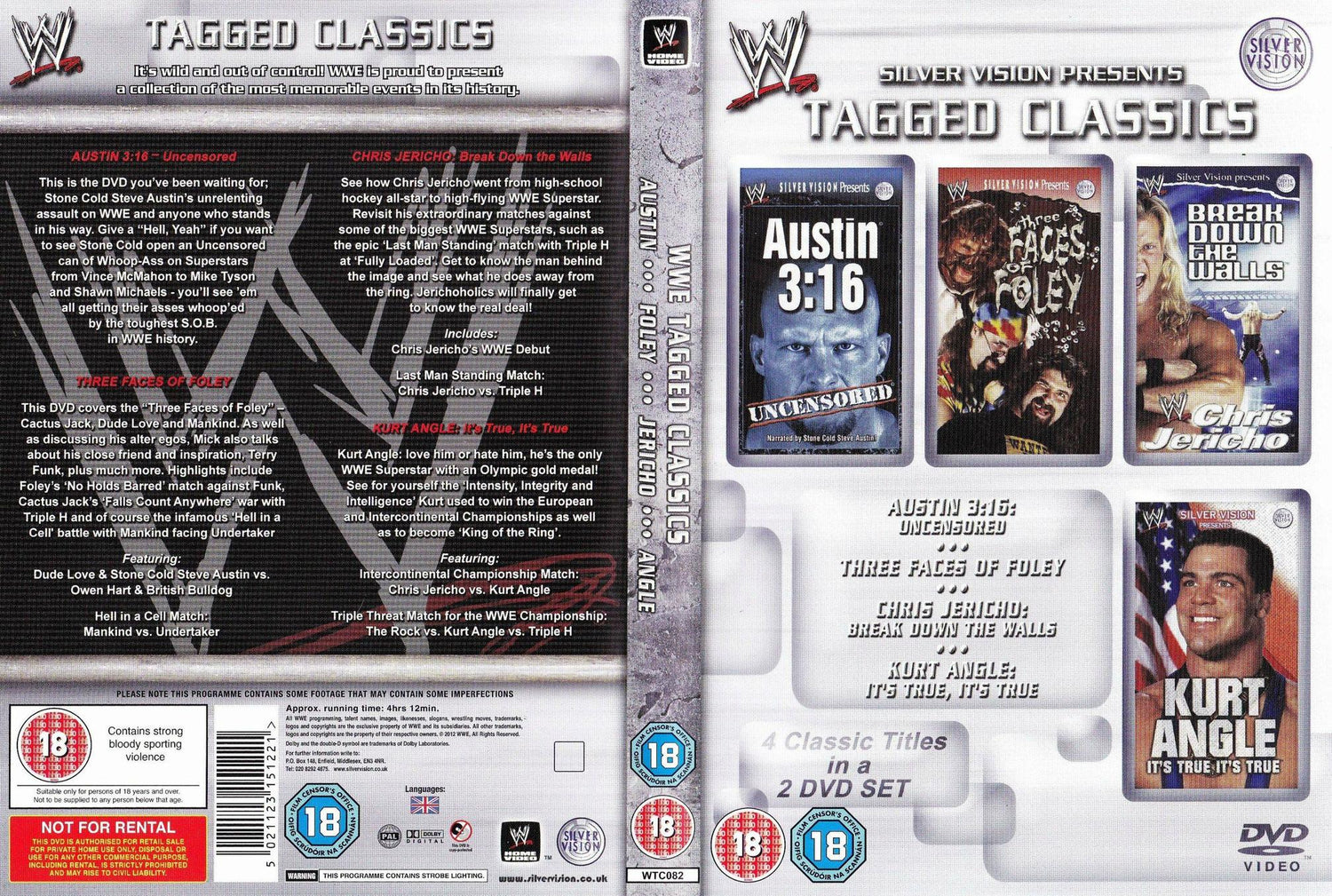 austinfoleyjerichoangle DVDs & Videos Silver vision exclusive