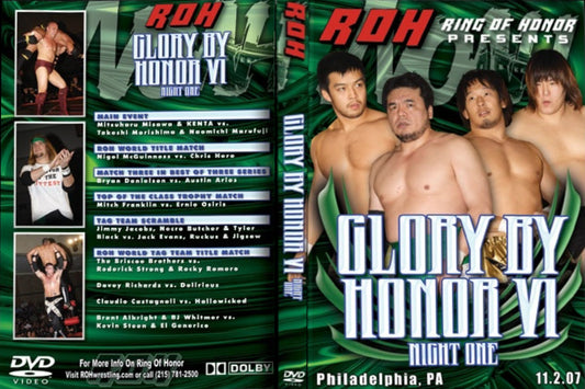 glory by honor vi night one DVDs & Videos Pwcatalog