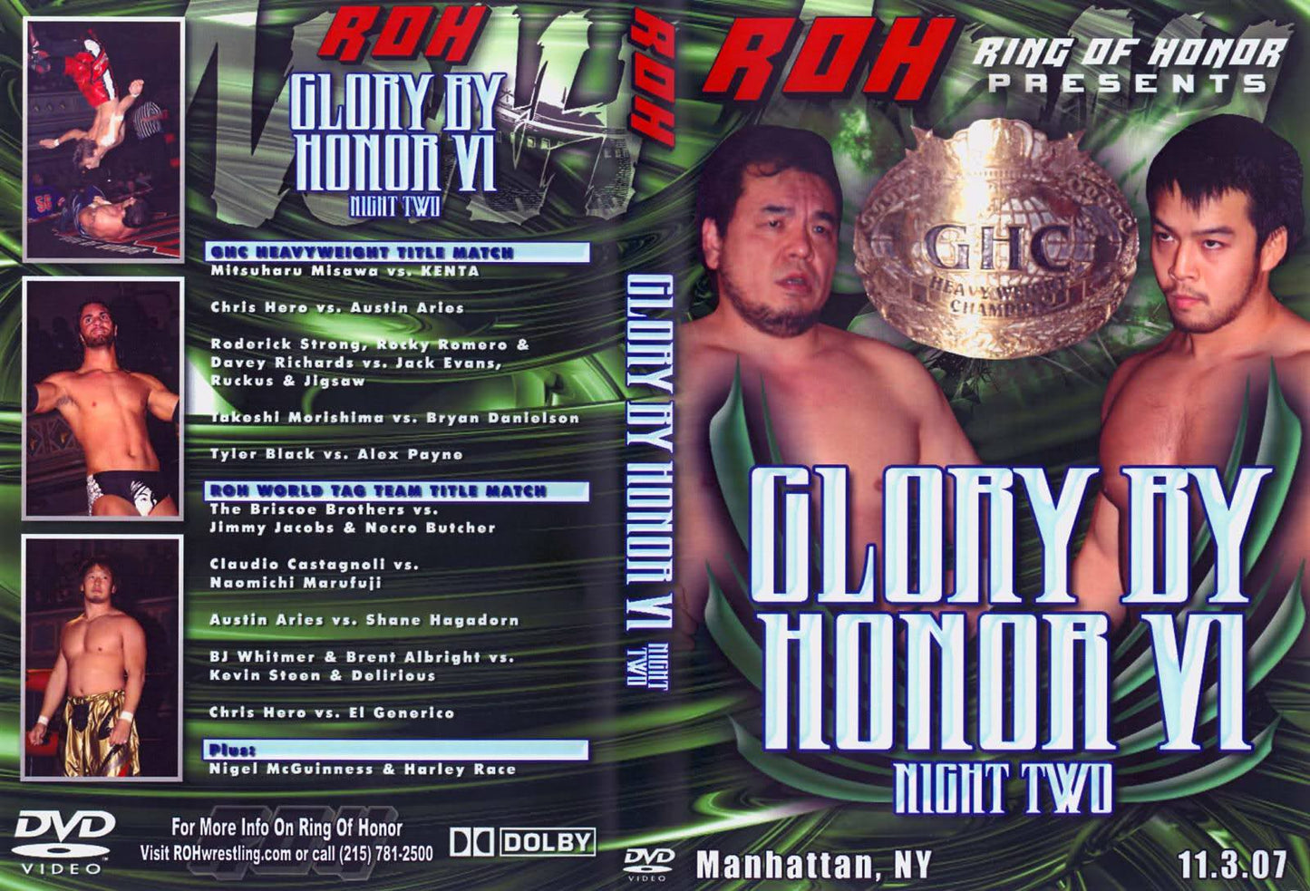 glory by honor vi night two DVDs & Videos Pwcatalog