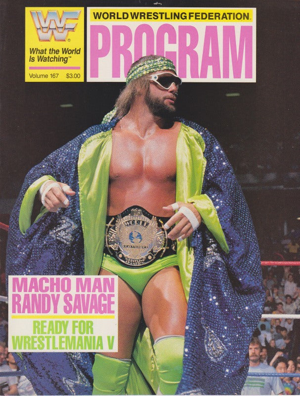 WWF Wrestling Program Volume 167 Magazine PWcatalog