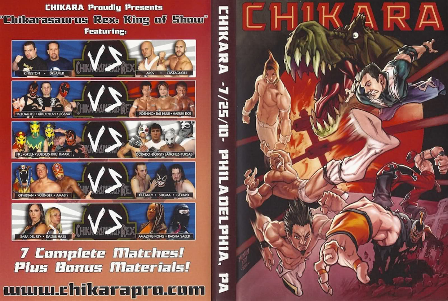 chikarasaurus rex king of show DVDs & Videos Pwcatalog