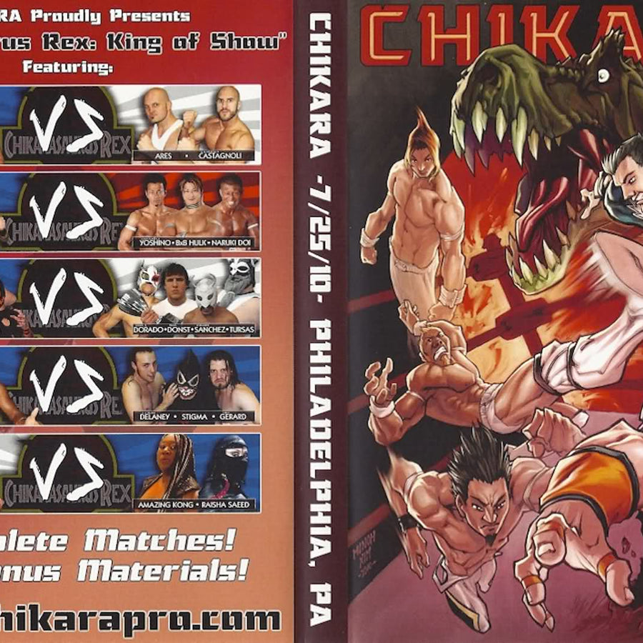chikarasaurus rex king of show DVDs & Videos Pwcatalog
