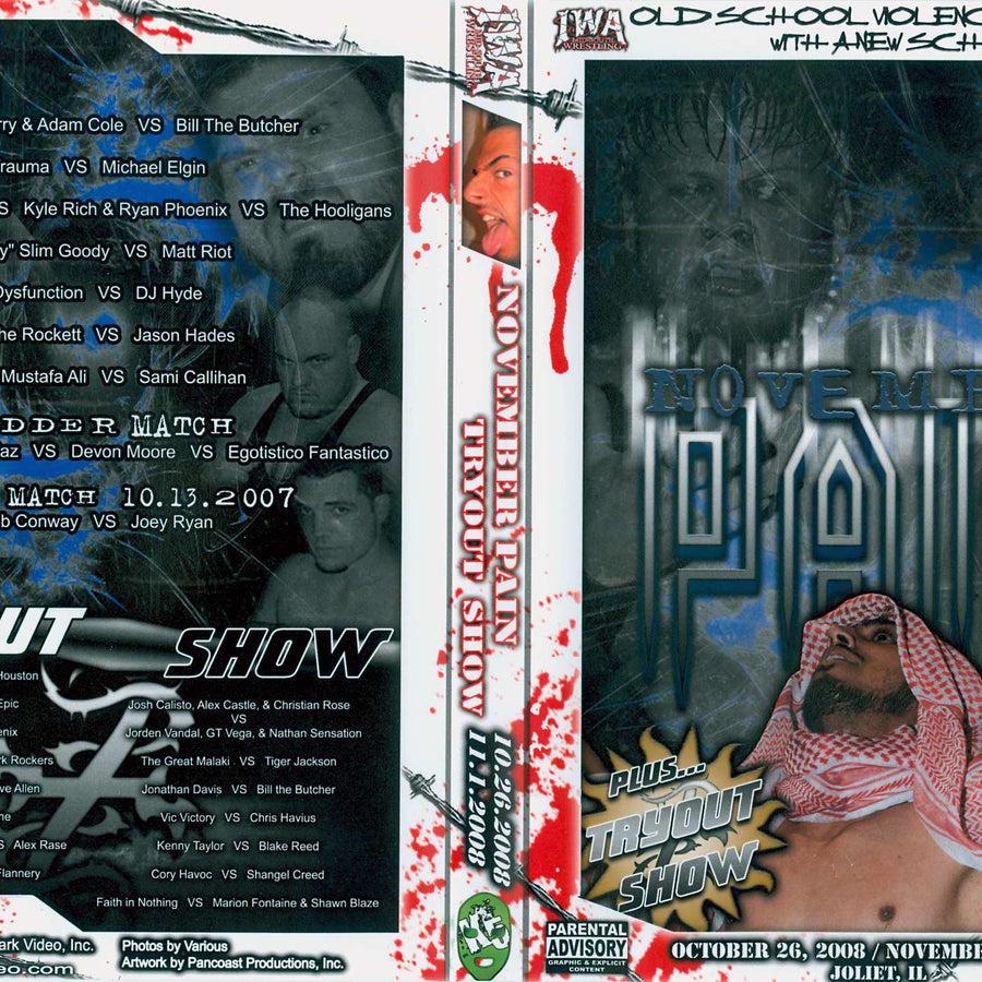november pain tryout show DVDs & Videos Pwcatalog