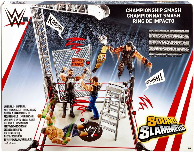WWE Mattel Sound Slammers Wrestling Rings & Playsets: Championship Smash