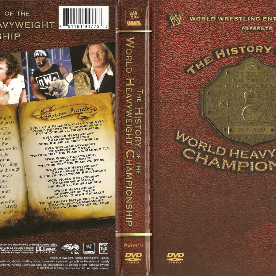 the history of the world heavyweight championshi DVDs & Videos Pwcatalog