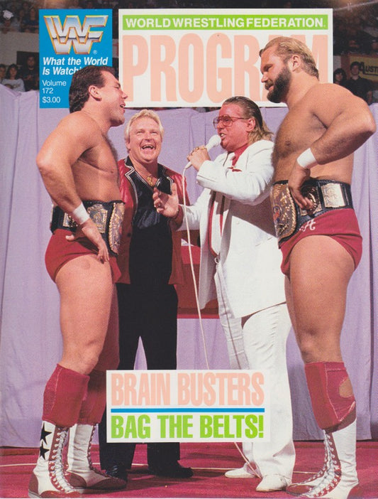 WWF Wrestling Program Volume 172 Magazine PWcatalog