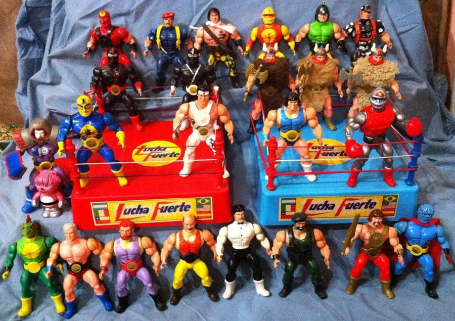 Plastirama Lucha Fuerte Wrestling Rings & Playsets: Ring Oficial y Juez Articulado [Blue Edition] Action & Toy Figures PWcatalog