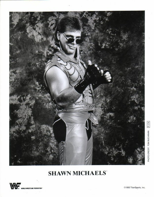 1993 Shawn Michaels P174 b/w 