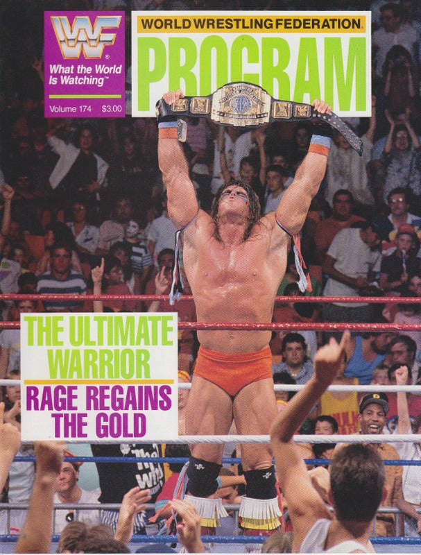 WWF Wrestling Program Volume 174 Magazine PWcatalog