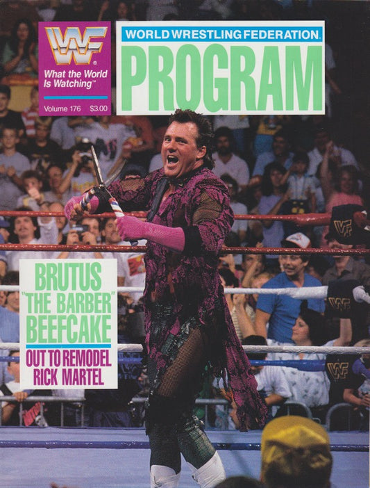 WWF Wrestling Program Volume 176 Magazine PWcatalog