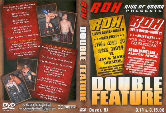 double feature night one two DVDs & Videos Pwcatalog