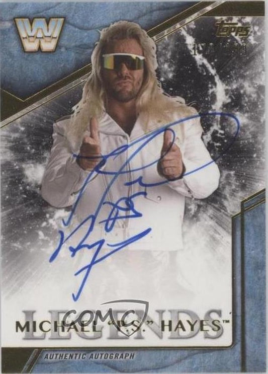 2017 Topps WWE Legends Micheal P.S. Hayes auto 2018 approx value:$15