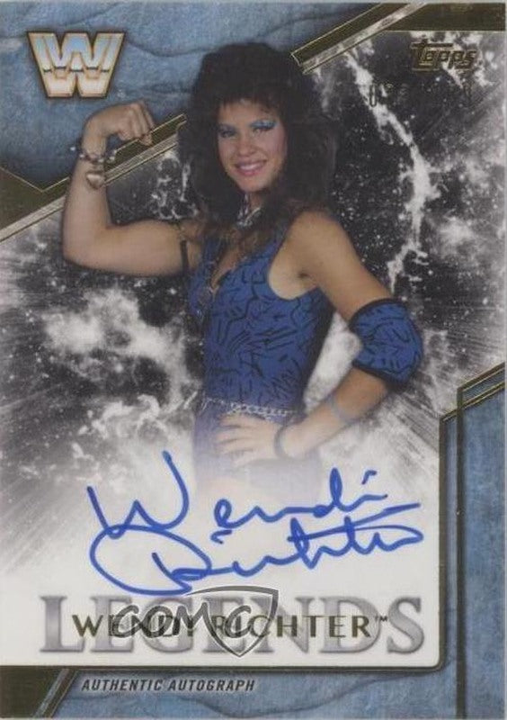 2017 Topps WWE Legends Wendi Richter auto 2018 approx value:$15 PW Catalog
