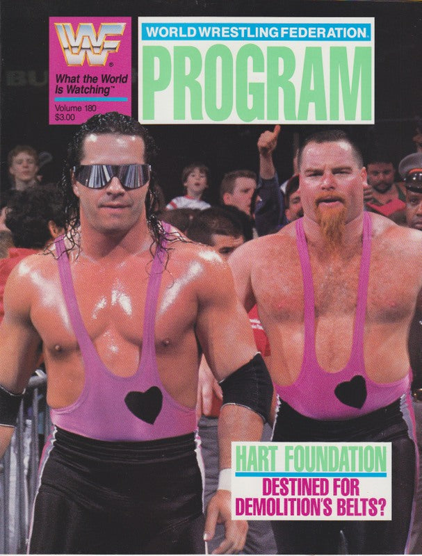 WWF Wrestling Program Volume 180 Magazine PWcatalog