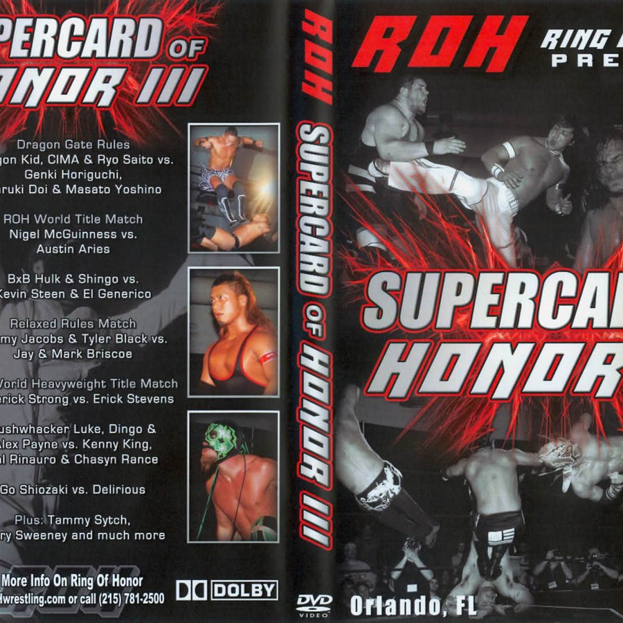 supercard of honor iii DVDs & Videos Pwcatalog