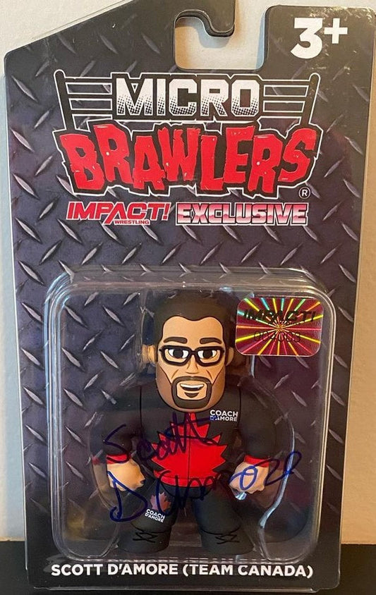 TNA/Impact Wrestling Pro Wrestling Tees Impact! Wrestling Exclusive Micro Brawlers 2 Scott D'Amore [Team Canada] - image 2