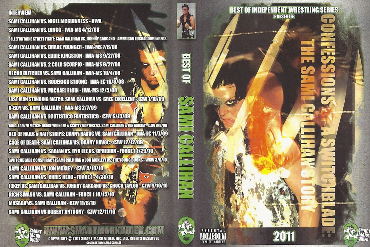 best of sami callihan DVDs & Videos Pwcatalog