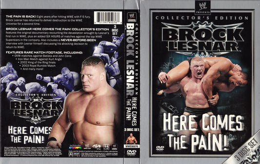 brock lesnar here comes the pain collectors edition
