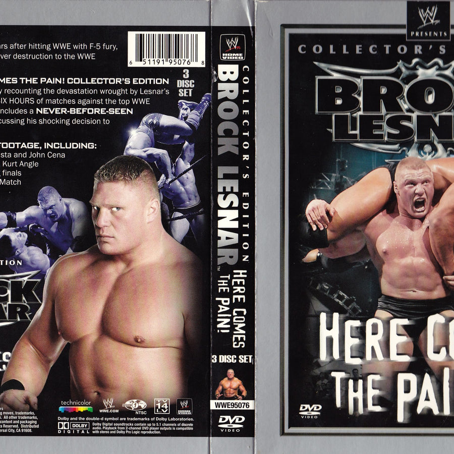 brock lesnar here comes the pain collectors edition DVDs & Videos Pwcatalog