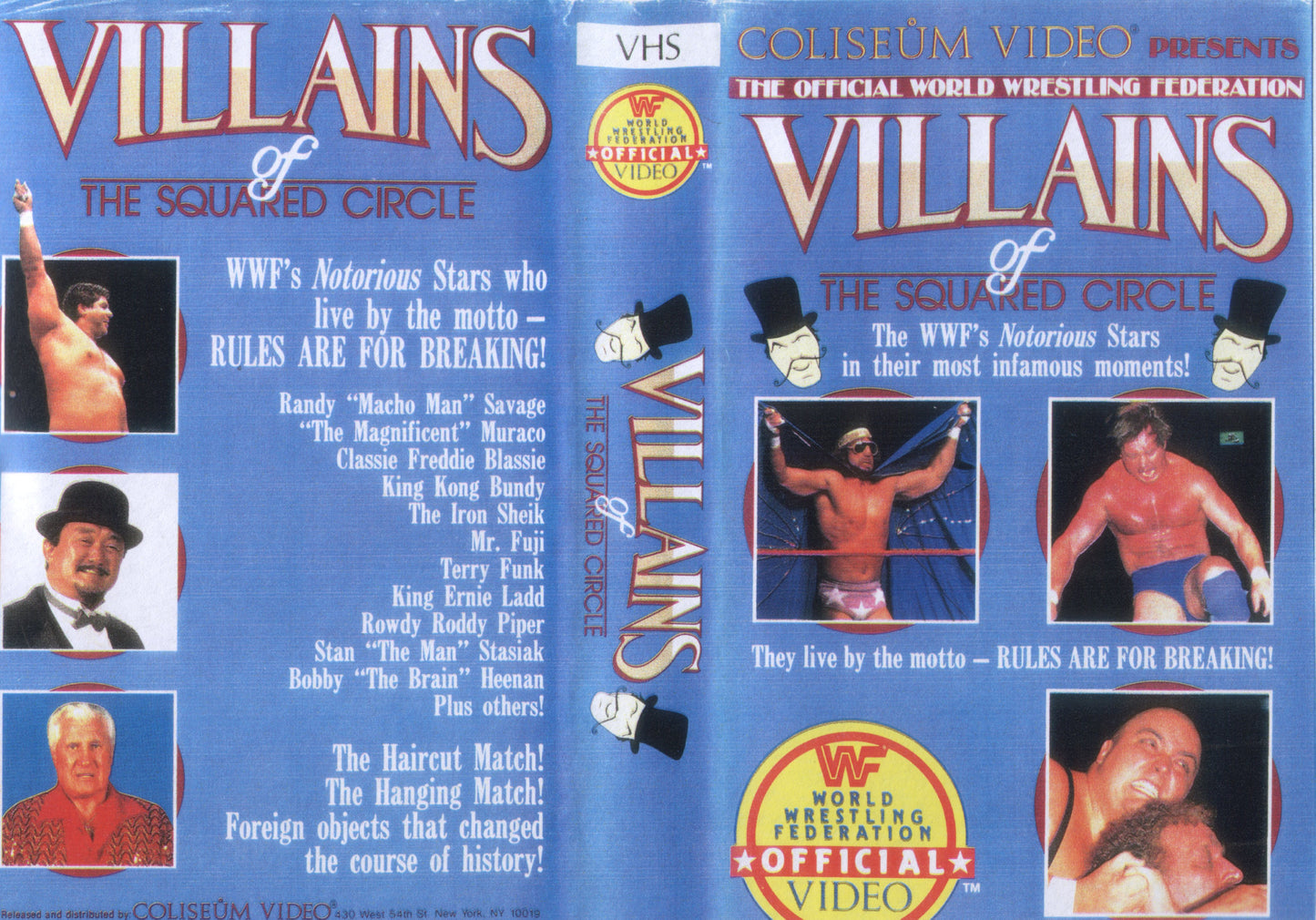 villains of the squared circle PW Catalog