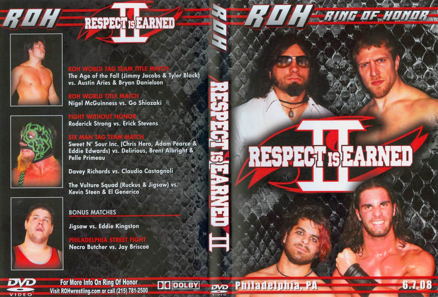 Respect Is Earned II