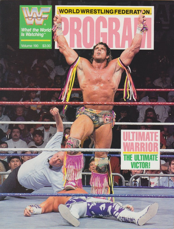 WWF Wrestling Program Volume 190 Magazine PWcatalog