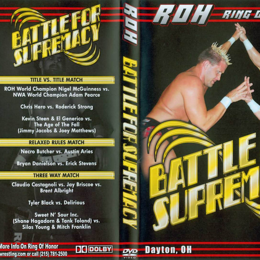 battle for supremacy DVDs & Videos Pwcatalog
