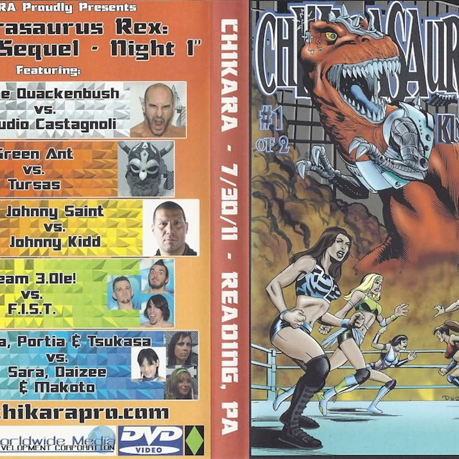 chikarasaurus rex night 1 DVDs & Videos Pwcatalog
