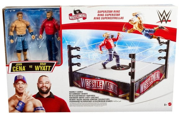 WWE Mattel WrestleMania 36 WrestleMania 36 Superstar Ring [With John Cena & Bray Wyatt] Action & Toy Figures PWcatalog