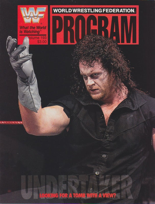 WWF Wrestling Program Vol. 193