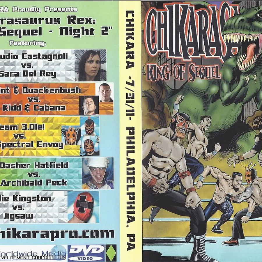 chikarasaurus rex night 2 DVDs & Videos Pwcatalog