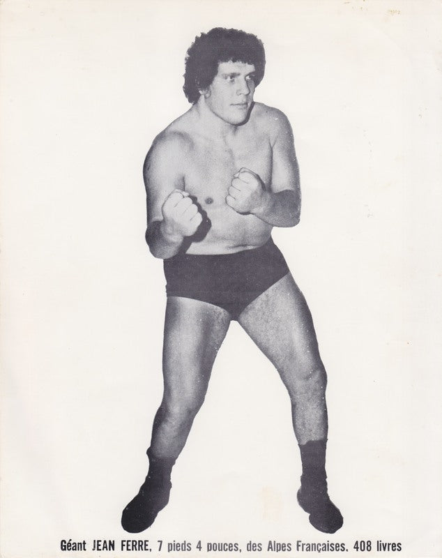 Promo-Photo-Territories-1970--Geant Jean Ferre Andre the Giant