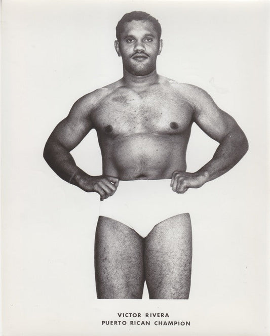 1970s WWWF PUERTO RICAN CHAMPION Victor Rivera Promo Photo