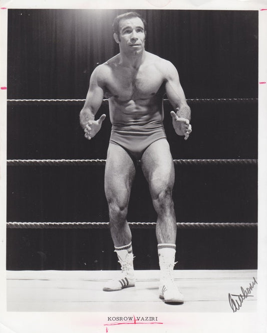 1973 AWA Kosrow Vaziri Vintage Promo Photo