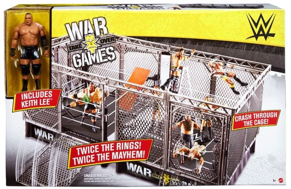 WWE Mattel NXT Takeover Wrestling Rings & Playsets: War Games [With Keith Lee, Exclusive] Action & Toy Figures PWcatalog
