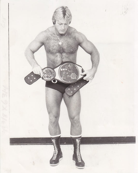 1978 NWA North American Heavyweight Champion Paul Orndorff Vintage 8x10 Promo Photo