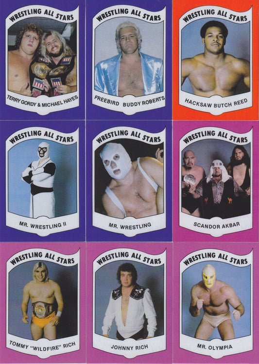 1983 Pro Wrestling Ent. Mid South Wrestling All Stars #3 (custom) unlicensed NM PW Catalog