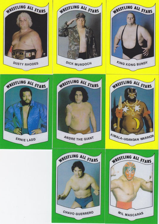 1983 Pro Wrestling Ent. Mid South Wrestling All Stars custom set (26) (unlicensed:images taken from '83 Mid-South Calendar) PW Catalog